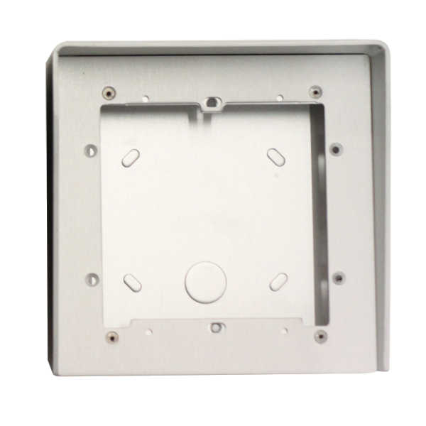 Photo BOITIER DE PROTECTION EN ALUMINIUM NATUREL ANODIS 1 MODULE | Ref : 31161