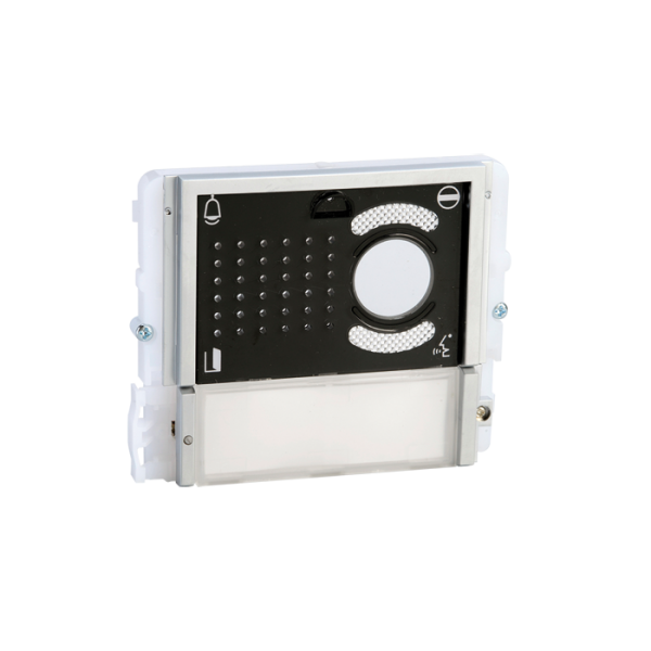 Photo MODULE AUDIO/VIDO 1 BOUTON D'APPEL IKALL  FAADE NOIRE | Ref : 33411