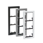 COMELIT IMMOTEC Chassis 4 modules  serie ikall, cadre silver 3311/4S