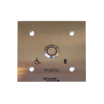 COMELIT IMMOTEC Poussoir inox lumineux c/no/nf mont sur faade 100 x 100 grave porte BP/203L
