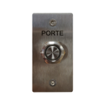 COMELIT IMMOTEC Poussoir inox lumineux c/no/nf sur faade inox 35 x 60 grave porte BP/204L