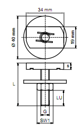 Vignette 3 produit Ref : 6527934 | Strut Ecrou double ez