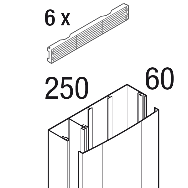 Vignette 2 produit Pack COFRALIS 13 M  hauteur 2,5m mono couvercle | Ref : 17300221100