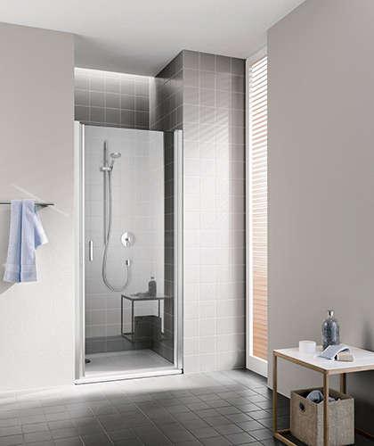 Photo Paroi pivotante CADA XS CC1WR L80 2M argent poli v.clair | Ref : 1403027700