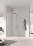 ROTH Wall stabilisation plafond, srie pega, petwp12020vpr, largeur 1200 mm, hauteur 2000 mm, profil argent poli, verre clair trait anticalcaire 1403036191