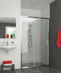 ROTH Porte coulissante grande largeur 2 lments (1 coulissant et 1 fixe), srie equi, eicl214019vpe, largeur 1400 mm, hauteur 1900 mm, argent poli, verre clair trait anticalcaire 1406000039