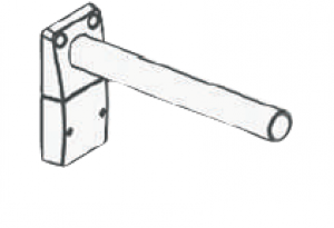 SOLYCOME S.A. Console murale tube diam60 saillie 0.25m 0160706