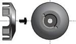 SOMFY Stop roue lt50 9 910 004 9 910 004
