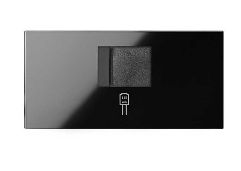 Photo Enjoliveur v&d plate CG 1 RJ45 | Ref : 10000005-138