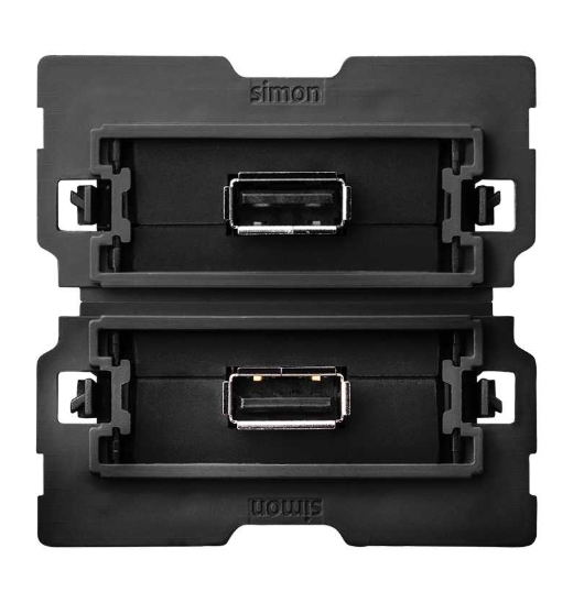 Photo CONNECTEUR 2 USB 2.0A FEMELLE | Ref : 10000562-039