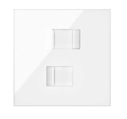 Photo KIT 1 MODULE 2 PRISES RJ45 | Ref : 10020111-130