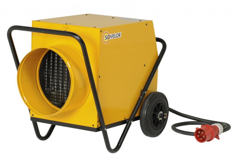 Photo CHAUFFAGE AIR PULSE PORTABLE ELECTRIQUE GAINABLE 18 KW | Ref : C18G