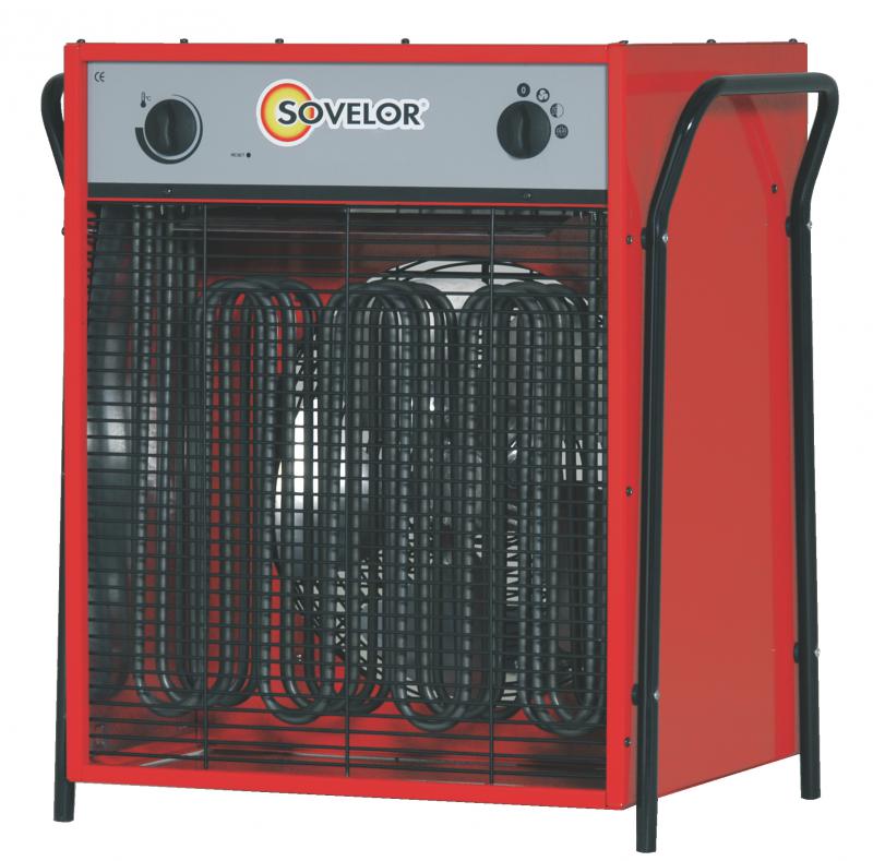 Photo CHAUFFAGE AIR PULSE PORTABLE ELECTRIQUE 22 KW | Ref : C22