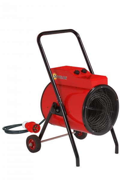 Photo CHAUFFAGE AIR PULSE PORTABLE ELECTRIQUE 30 KW | Ref : C31