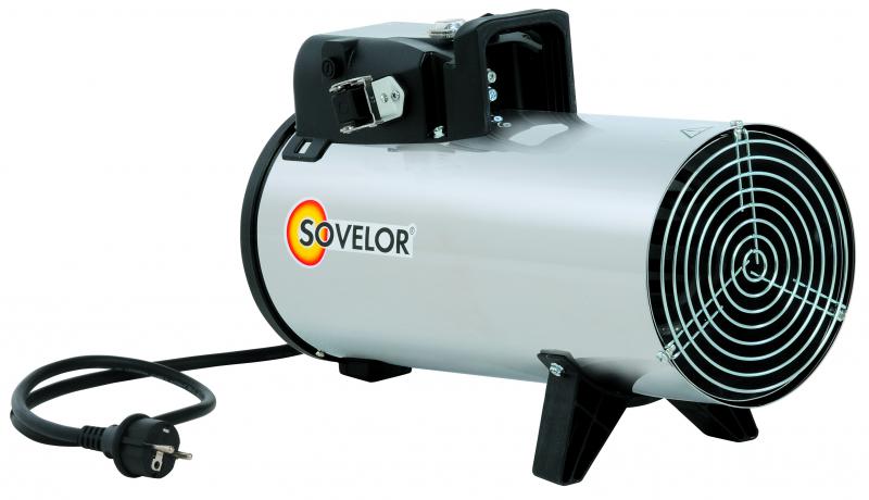 Photo CHAUFFAGE AIR PULSE PORTABLE ELECTRIQUE INOX 3 KW | Ref : D3I