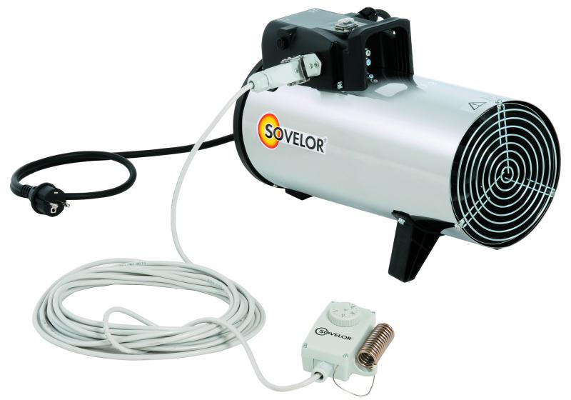 Vignette 2 produit CHAUFFAGE AIR PULSE PORTABLE ELECTRIQUE INOX 15 KW | Ref : D15I