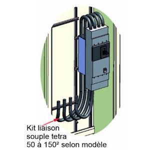 Photo Kit liaison câble souple classe II 400 A - 150² | Ref : 29967