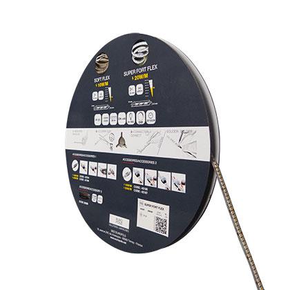 Photo Bandeau Led SUPER FORT FLEX IP20, 4000K 1786lm/m (20W/m), 240 Led/m 24VDC. Vendu au mètre sur touret de 30m. Maxi 10m d'un seul tet. Section possible tous les 25 mm. install sur profil alu impérative. Durée de vie 30000 Hrs. | Ref : 422361