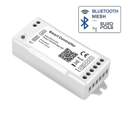 Photo Contr�leur BLUETOOTH MESH pour produits RGB+TW. 120W 12VDC / 240W 24VDC IP20. Pilotage : via smartphone ou avec t�l�commande radio HF (45300) | Ref : 45450