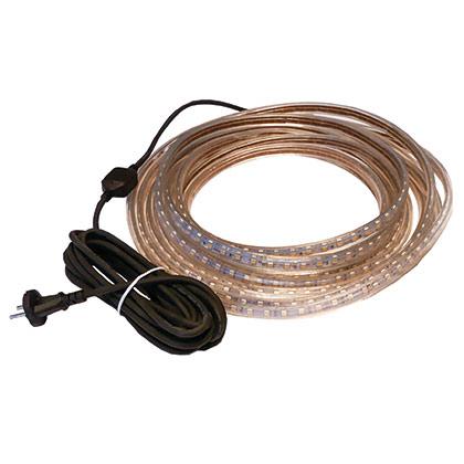 Photo WORK FLEX 10W/m 4000K 500 Lm/m (60 Led/m) 230V, longueur 50m, connexion pr-cbl H05RN-F 230V longueur 5m avec prise mle 3P. Idal pour l'clairage chantier | Ref : 65011