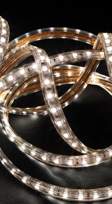 Vignette 2 produit Pack bandeaux led 230V LONG FLEX IP65, 3000K 505 lm/m (10W/m). Longueur 5m. 230V. Inclus dans le pack : kit de connexion. | Ref : 42610