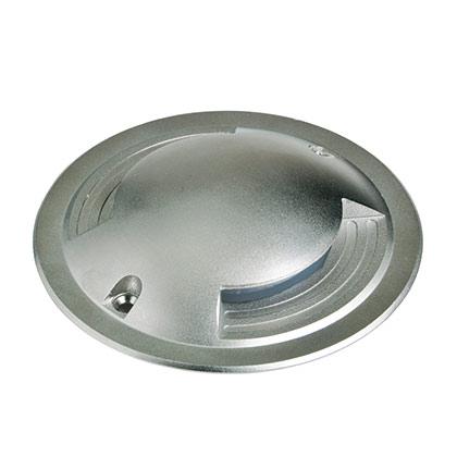 Vignette 2 produit Encastr� de sol ext�rieur led TITAN 2 SLIM 3000K 230V. D�flecteur double anthracite 116mm. Puissance 3 x 2W. IP67. Connectiques IP68 m�le et femelle pr�-install�s | Ref : 51242DDAN