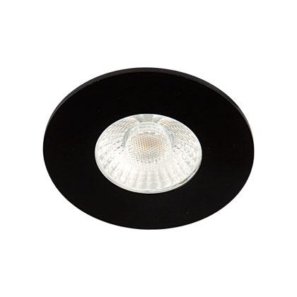 Vignette 2 produit Accessoire pour gamme LED'UP UNIVERSAL : collerette ronde noir mat fixe. Installation : sur encastré de plafond LED'UP UNIVERSAL fixe ou orientable | Ref : 5705