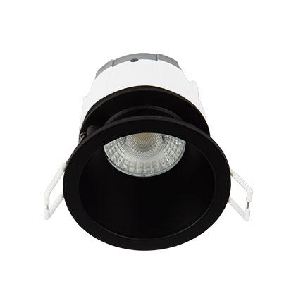 Vignette 2 produit Accessoire pour gamme LED'UP UNIVERSAL : collerette ESTHET ronde noir mat fixe. Installation : sur encastr de plafond LED'UP UNIVERSAL fixe ou orientable | Ref : 5755