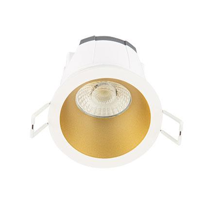 Vignette 2 produit Accessoire pour gamme LED'UP UNIVERSAL : collerette ESTHET+ ASYM ronde blanc mat + dor fixe. Installation : sur encastr de plafond LED'UP UNIVERSAL fixe ou orientable | Ref : 5770D