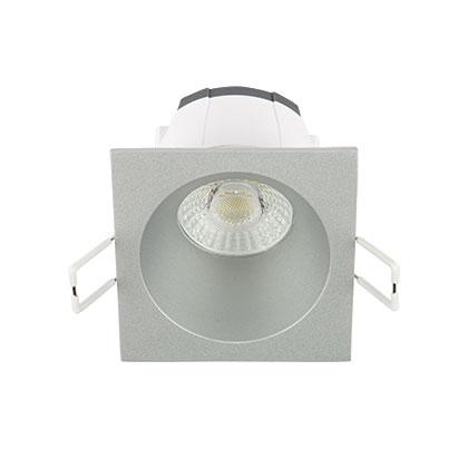 Vignette 2 produit Accessoire pour gamme LED'UP UNIVERSAL : collerette ESTHET ASYM carre alu laqu fixe. Installation : sur encastr de plafond LED'UP UNIVERSAL fixe ou orientable | Ref : 5783