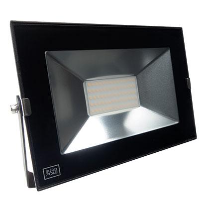 Vignette 3 produit Ref : 40051 | Projecteur led extérieur YAKO SLIM 4000K 3600lm noir 230V. Optique 120°. Puissance 50 W. IP65 - IK08. Sur patère.