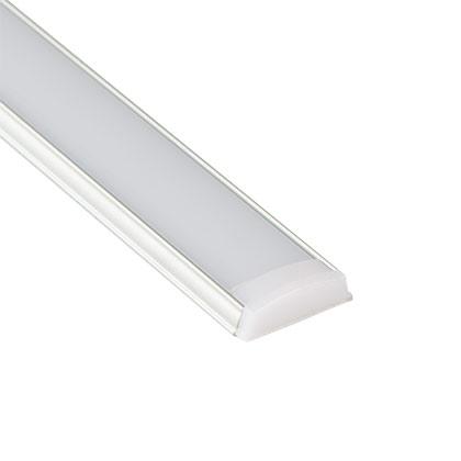 Vignette 3 produit Ref : 89721 | Profil alu SINTRA de 200cm. Pour installation des bandeaux LED IP20 & IP44. Bandeaux LED IP68 non compatibles. Accessoires non inclus : diffuseur, embout de finition, clips de fixation