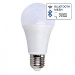 EUROPOLE Lampe led e27 a60 ( vis) - bluetooth mesh 7w rgb+tw (2700-6000k) 560lm ip20 230v pilotage : via smartphone ou avec tlcommande radio hf (45300) 406339