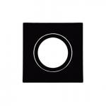 EUROPOLE Accessoire pour gamme led'up universal : collerette carre noir mat orientable. installation : sur encastr de plafond led'up universal orientable 5735