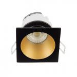 EUROPOLE Accessoire pour gamme led'up universal : collerette esthet+ carre noir mat + dor fixe. installation : sur encastr de plafond led'up universal fixe ou orientable 5765D