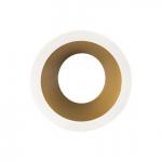 EUROPOLE Accessoire pour gamme led'up universal : collerette esthet+ asym ronde blanc mat + dor fixe. installation : sur encastr de plafond led'up universal fixe ou orientable 5770D