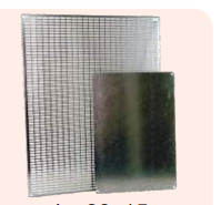 Photo PLATINE PERFOREE TOLE GALVA POUR COFFRET 300x300 mm | Ref : 09763