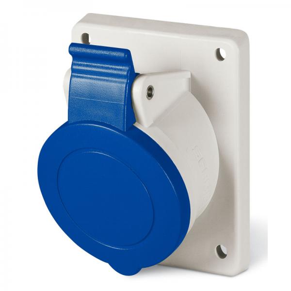 Photo PRISE A ENCASTRER. 2P+T IP44 | Ref : 413.3263