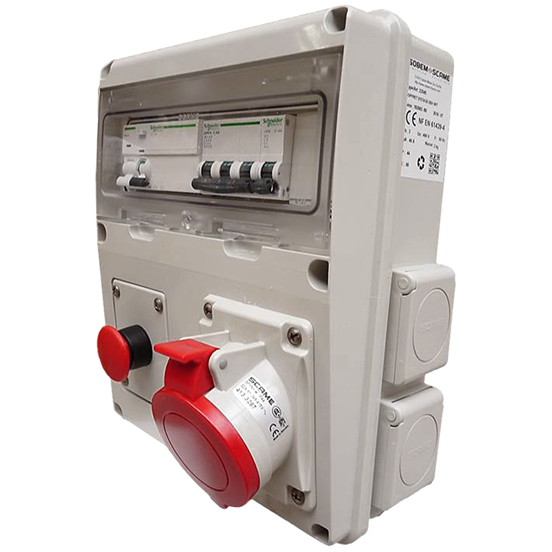 Vignette 2 produit COFFRET D'ETAGE 4 PC MONO - 1 PC 3x32+N+T - EBX 5RT | Ref : 22545