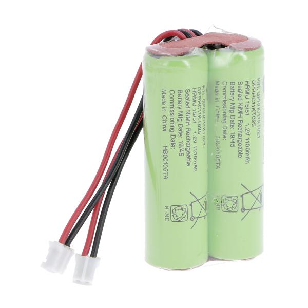 Photo 2X-BAT 1,2V 1,1 AH AA NI MH | Ref : 111915