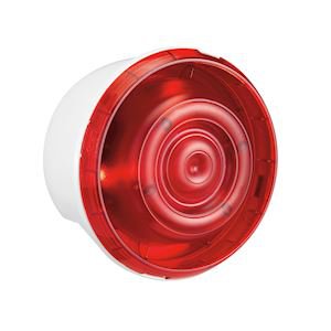 Photo Diffuseur sonore classe B (90 dB) �tanche IP 65 + flash rouge | Ref : 367220