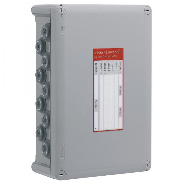 Photo Boitier de zone 4 lignes IP 65 pour CMSI ADR XL3 | Ref : 329037