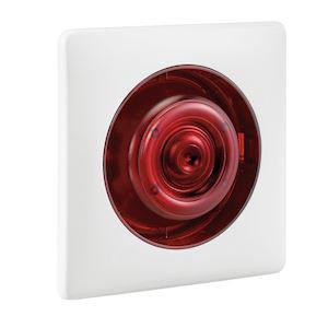 URA Diffuseur sonore classe b (90 db) encastr + flash rouge 367211