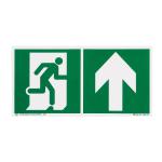 URA Pictogramme autocollant running man + flche verticale haut 956761