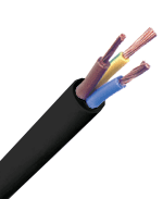 Photo C�ble souple H05 Vvf 3G0.75 Noir | Ref : 0198