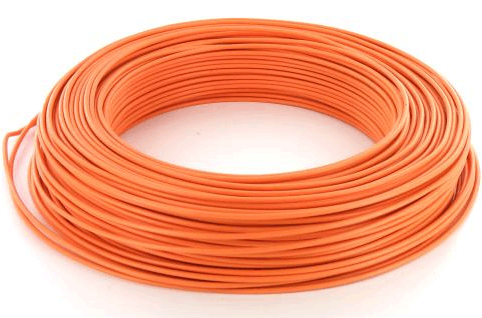 Photo Fil de cablage rigide H07 Vr 6 Orange Touret | Ref : 0008OT