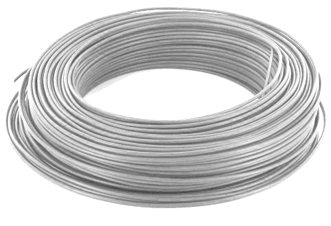 Photo Fil de cablage rigide H07 Vu 2.5 Gris Touret | Ref : 0004GT