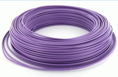 CABLES DOMESTIQUES Fil de cablage rigide h07 vr 25 violet touret 0013VT