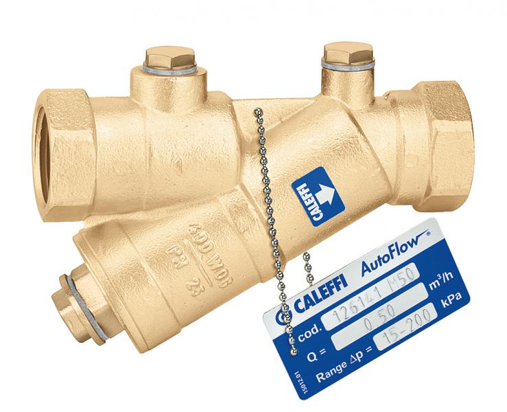 Photo Rgulateur automatique de debit Caleffi 126 1/2 1,2m3/h | Ref : 1261411M2