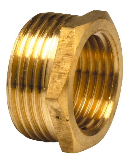 Photo Raccord laiton Thermador Rduction 6 pans 241G mle - femelle rduit 1'' - 1/2'' | Ref : 241G2615     